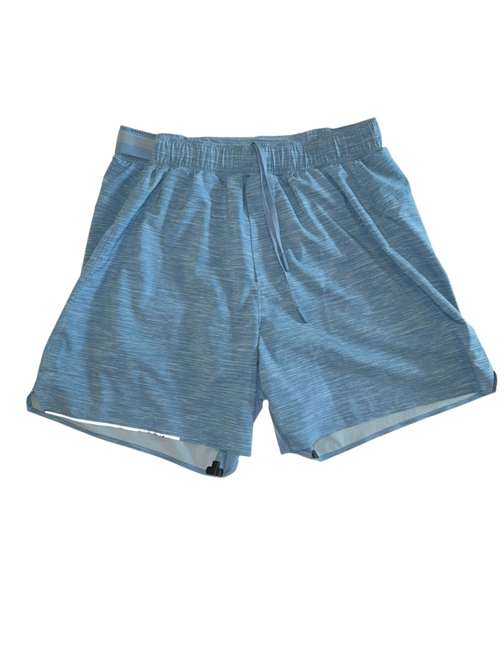 Lululemon Surge Short *Liner 6" Heather Allover Blue Cast Utility Blue Med - Picture 6 of 11